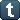 Tumblr logo pixel